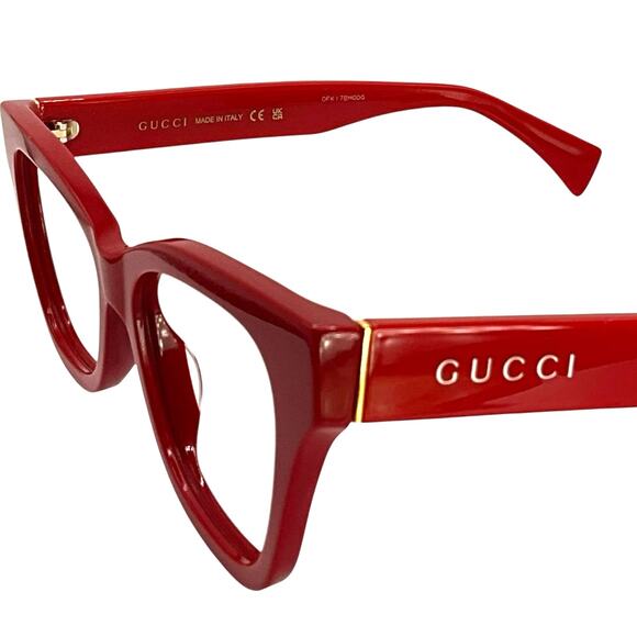 130. Gucci Women’s Red Cat Eye (Frame Only) - Picture 1 of 6